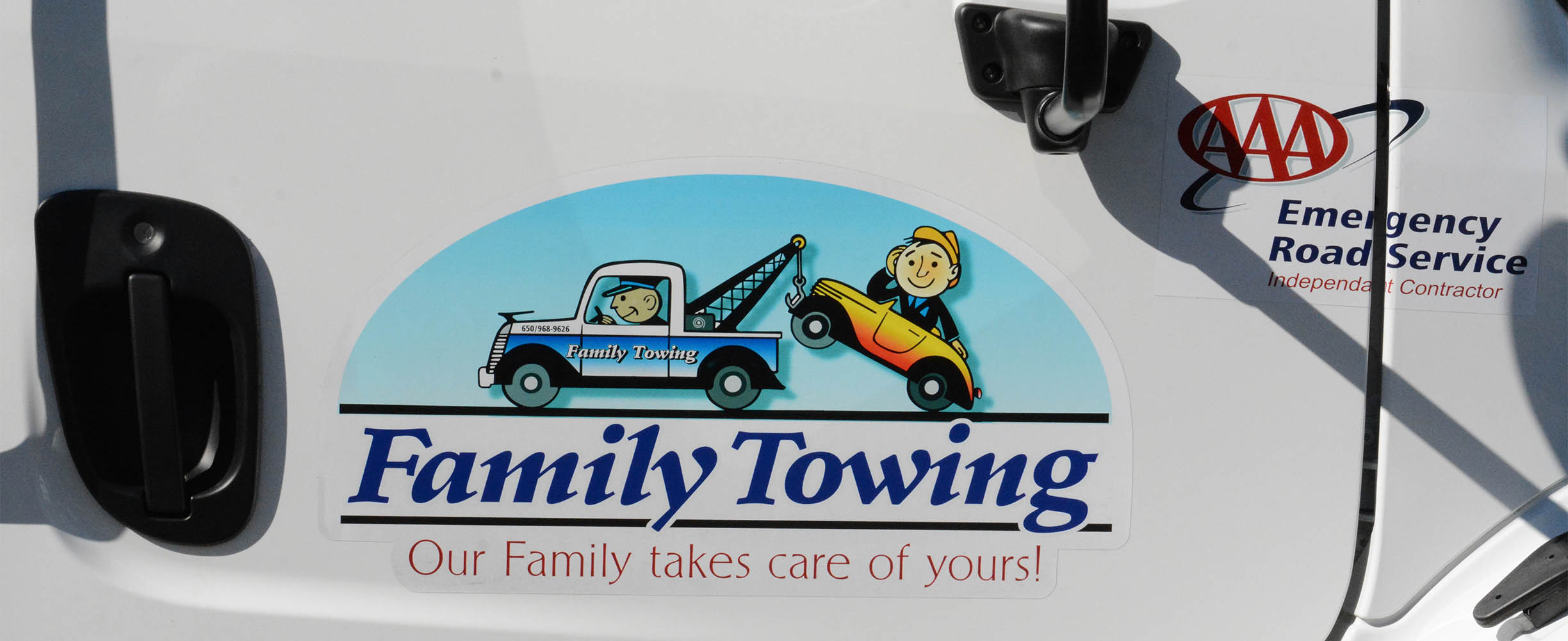 Family Towing is a famiy owned company offering all types of towing and transpotation services in Moumntain Viewe and the San Francisco Peninsula